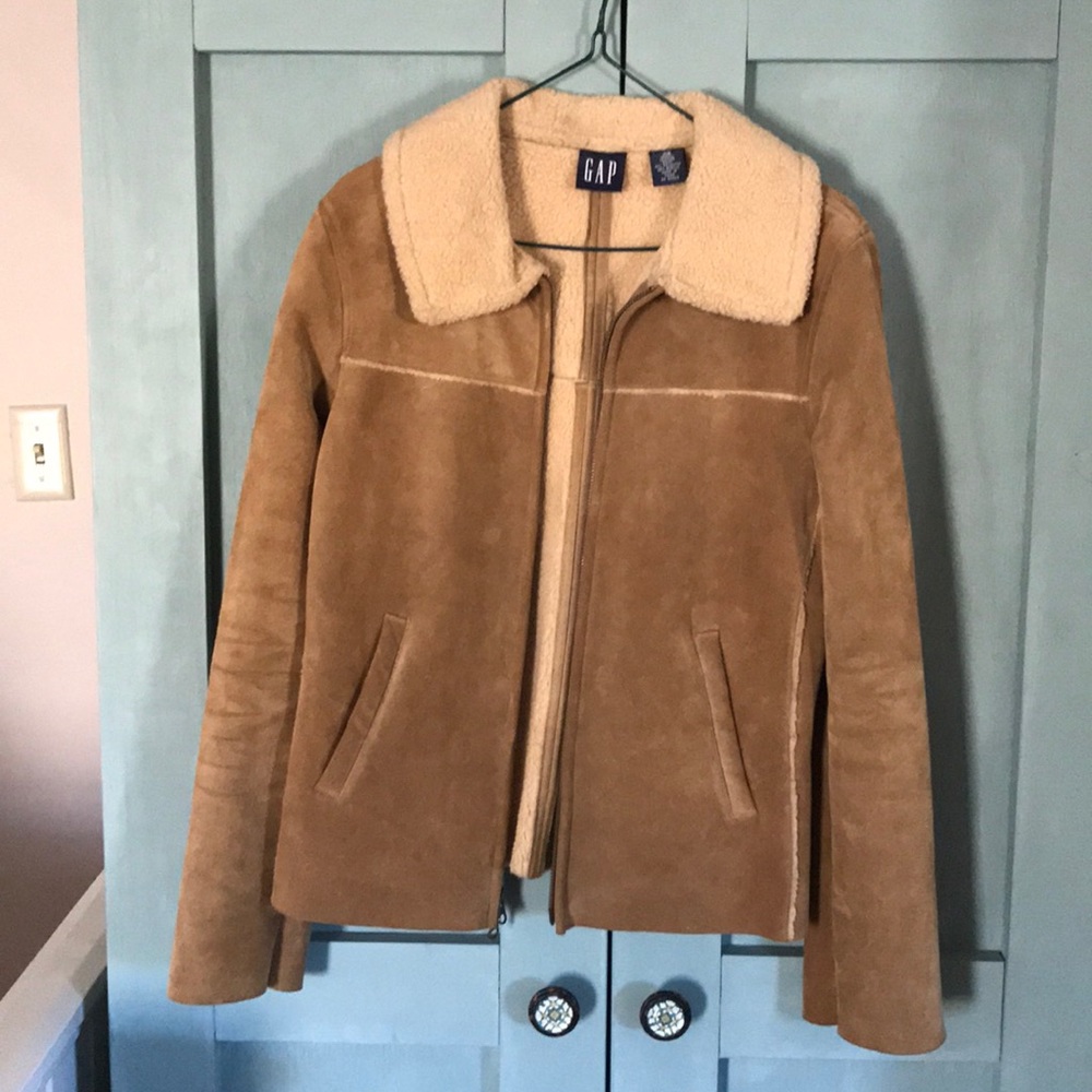 Vintage XS GAP leather coat